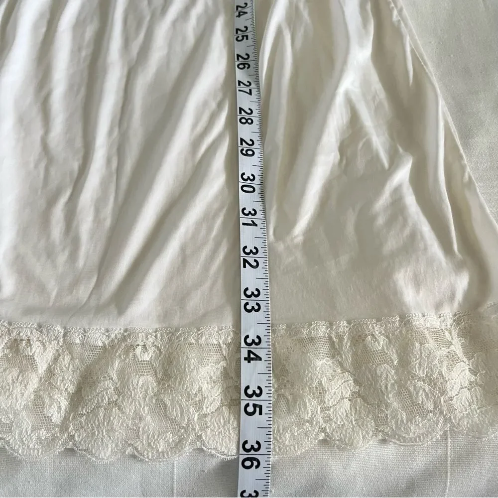 Vintage Satin Lace Slip Dress - Picture 7 of 9